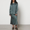 Anine Bing Monica Silk-Satin Shirt - XS