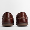 Barbour Men's Wake Leather Boat Shoes - UK 7 - Mahogany