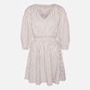 Barbour Ella Striped Cotton-Blend Dress - UK 16