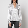 Anine Bing Mylah Satin Shirt - S