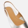 Aeyde Women's Fedora Patent-Leather Sling-Back Flats - UK 8