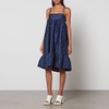 Batsheva Singer Taffeta Midi Dress - US 4/UK 8