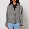 Marant Etoile Drogo Herringbone Wool-Blend Jacket - UK 8