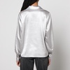 Anine Bing Mylah Satin Shirt - S
