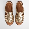 Barbour Women's Otterburn Leather Fisherman Sandals - UK 4 - Gold