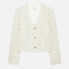 Anine Bing Anitta Checked Tweed Jacket - XS