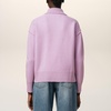 AMI Off White ADC Logo-Intarsia Wool Polo Jumper - XS