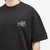 about:blank Initial Logo Mock Neck T-Shirt