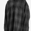 Balenciaga Check Wool Flannel Oversized Shirt