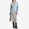 Acne Studios Kummer Natural Cord Mouline Polo Neck Jumper