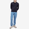 A.P.C. Jerry Long Sleeve Knit Polo