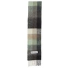Checked alpaca wool-blend scarf