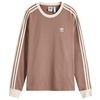 Adidas 3 Stripe Regular Long Sleeve T-Shirt