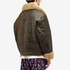 Acne Studios Liana Cracked Shearling Jacket