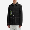 Kenzo Varsity Denim Workwear Jacket