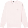 C.P. Company Cotton Diagonal Fleece Logo Sweatshirt