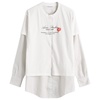 Acne Studios Eliah Double Layer Business Card Logo T-Shirt