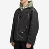 Acne Studios Liker Distressed Nappa Leather Jacket