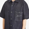 Jacquemus Indigo Denim Short Sleeve Shirt