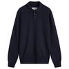 Maison Margiela Long Sleeve Knitted Polo Shirt