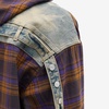 Acne Studios Saffia Washed Flannel Check Overshirt