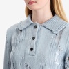 Acne Studios Kummer Natural Cord Mouline Polo Neck Jumper