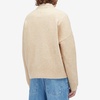 about:blank Monogram Crew Neck Jumper