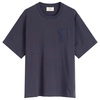AMI Paris Woven Logo T Shirt