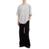 Acne Studios Sandrok Matt Stripe Short Sleeve Shirt