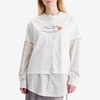 Acne Studios Eliah Double Layer Business Card Logo T-Shirt