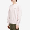 C.P. Company Cotton Diagonal Fleece Logo Sweatshirt