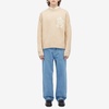 about:blank Monogram Crew Neck Jumper