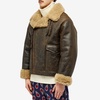 Acne Studios Liana Cracked Shearling Jacket