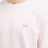 C.P. Company Cotton Diagonal Fleece Logo Sweatshirt