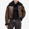 Acne Studios Leather Shearling Jacket