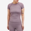 Adanola Ultimate Seam Detail Short Sleeve Top