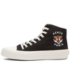 Kenzo High Top Canvas Sneakers
