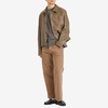 AMI Paris Leather Buttoned Jacket
