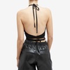 Sportmax Gitano Waist Tie Crop Top