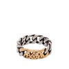 Alexander McQueen Seal Logo Chain Ring
