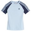Adidas 3 Stripe Slim T-Shirt