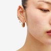 Anni Lu Crystal Bay Hoop Earrings