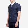 Universal Works Linen Stripe Road Shirt