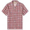 Gucci G Tartan Vacation Shirt