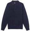 A.P.C. Jerry Long Sleeve Knit Polo