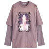 Acne Studios Edra Double Layer Poodle T-Shirt