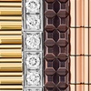 Mixed Gold and Diamond Quatre Classique Pendant Earrings