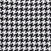 Frayed Houndstooth Mini Dress