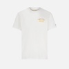 Man Cotton T-shirt With Magnum Marine Saint Barth Print