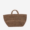 Vanilla Raffia Medium Tote Bag